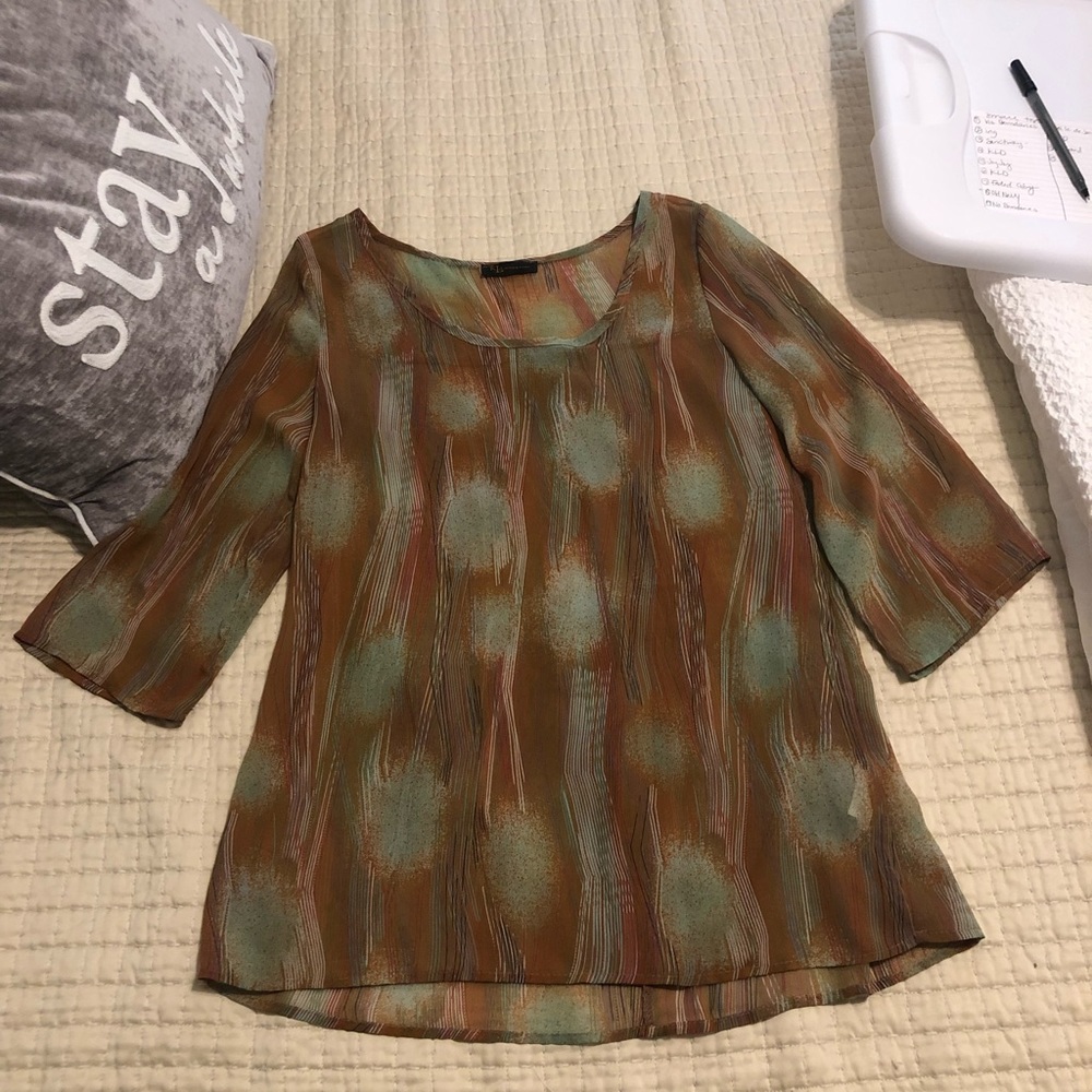 Aztec print top